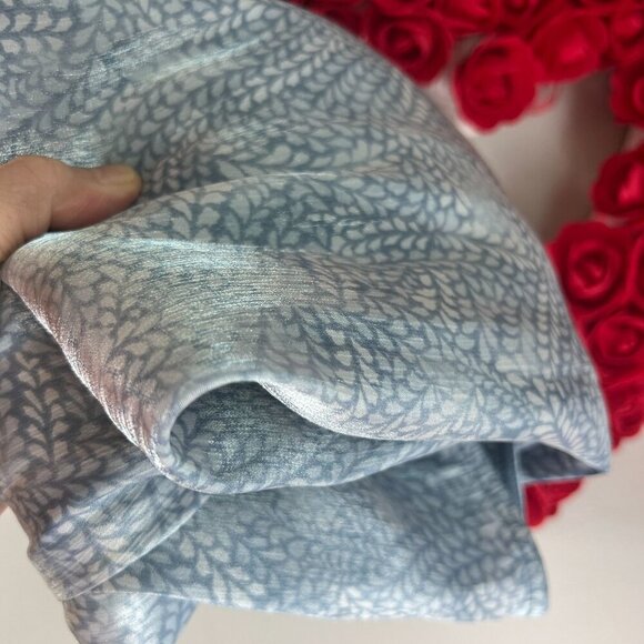 Michael Michael Kors Petite XL Wide-Leg Silky Pants PXL in Chambray - Picture 11 of 11